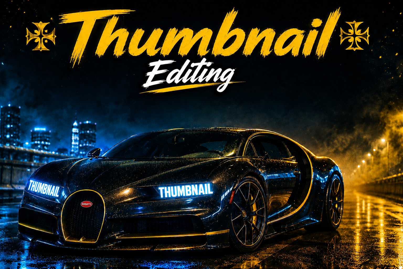 Thumbnail Editing — Bugatti